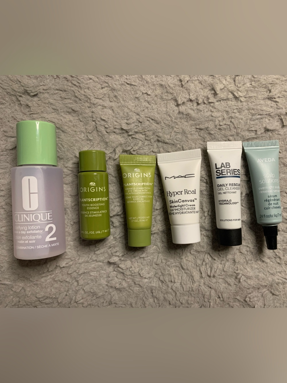 origins, mac, clinique mini travel bundle